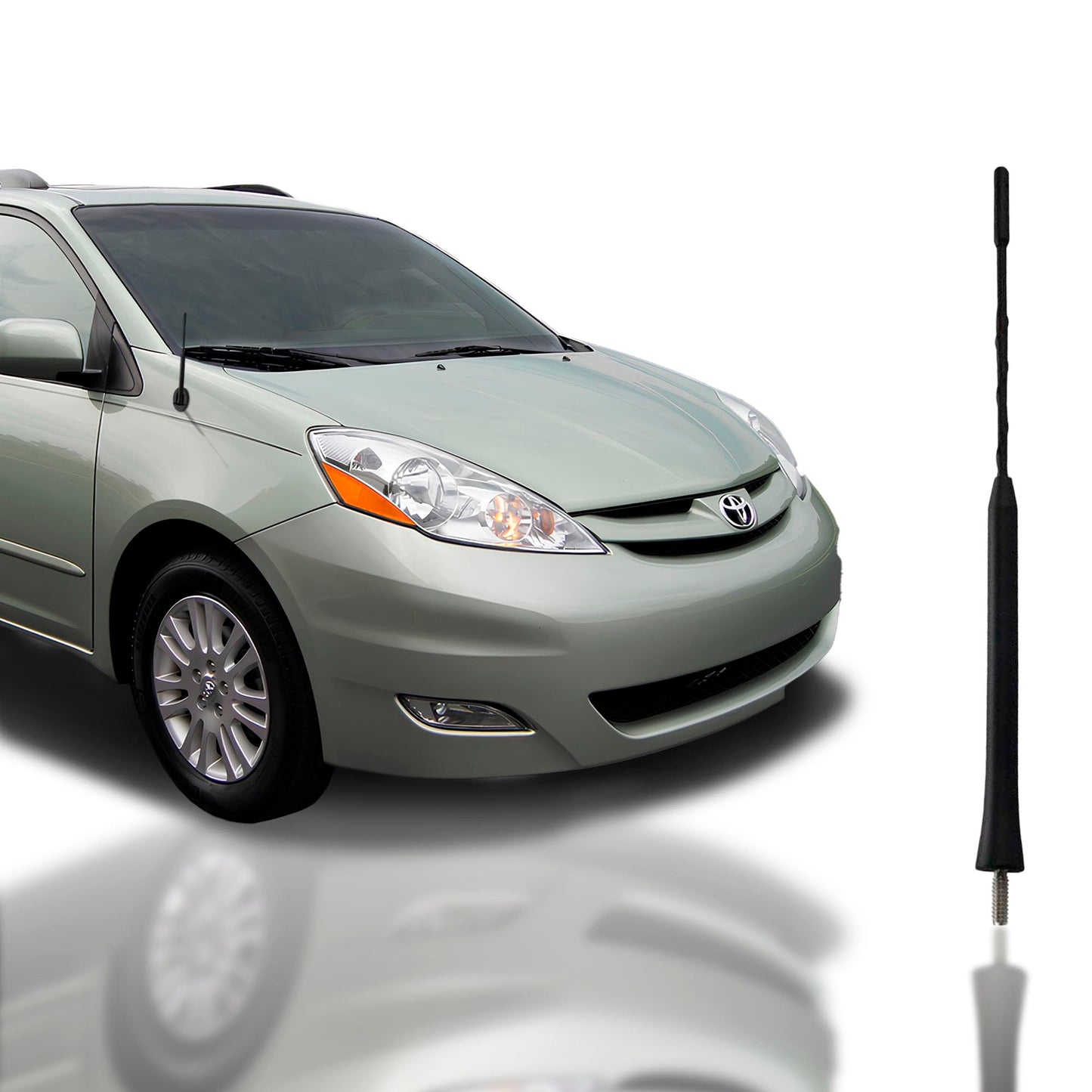 Antenna Mast for Toyota Sienna 2004-2015 | Black Automotive Antenna Replacement for Cars | Trucks & SUV - AM FM Radio Compatible | Car & Truck