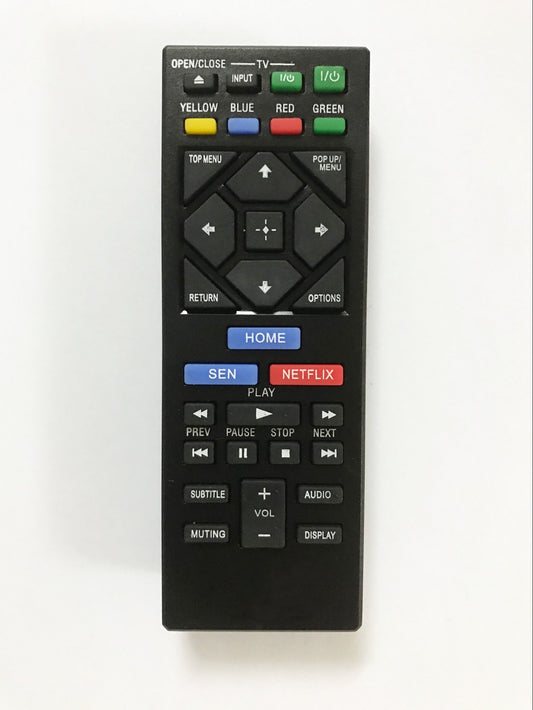 Replacement Remote Control for Sony BDP-S6200 BD-BX370 BDP-S2200 BDP-S2500 Blu-ray Disc Player