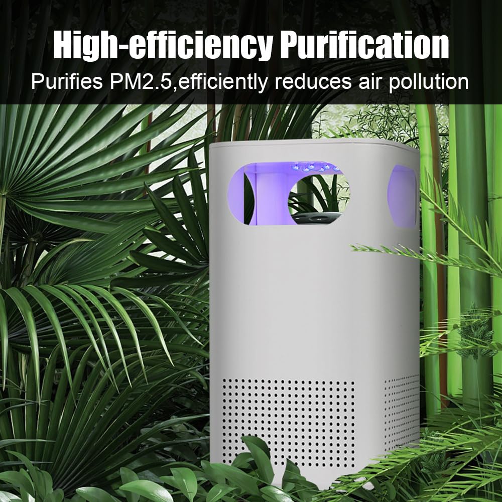 Effectively Air Purifier, Small Quiet Air Cleaner with Sponge Portable Air Quality Monitor for Home Room Office