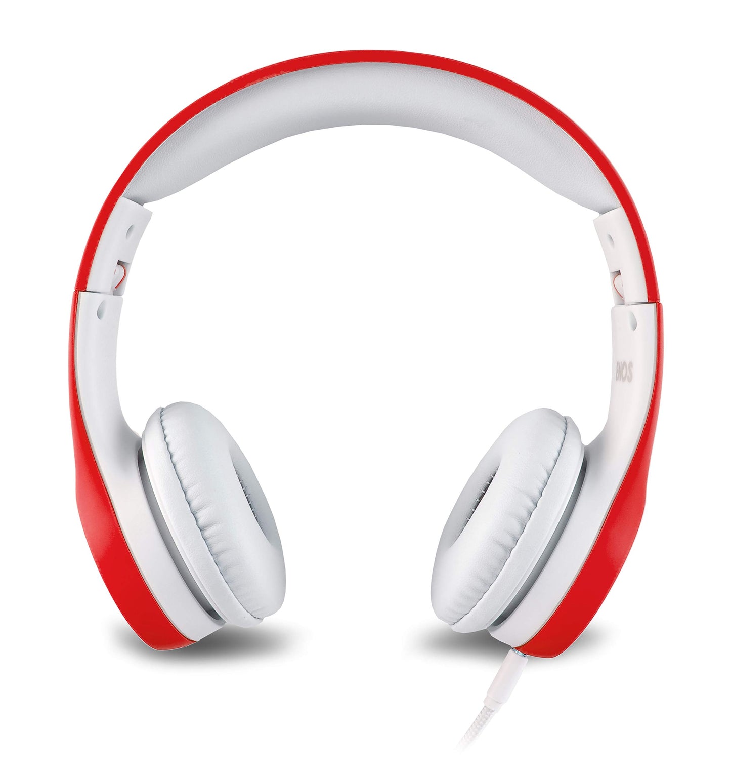 Nenos Kids Headphones for Toddlers - Limited Volume (Red)