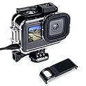 GEPULY Skeleton Housing Case Side Open Protective with Aluminum USB Pass Through Side Door Cover for GoPro Hero 9 10 11 12 13 Black - Charging Camera