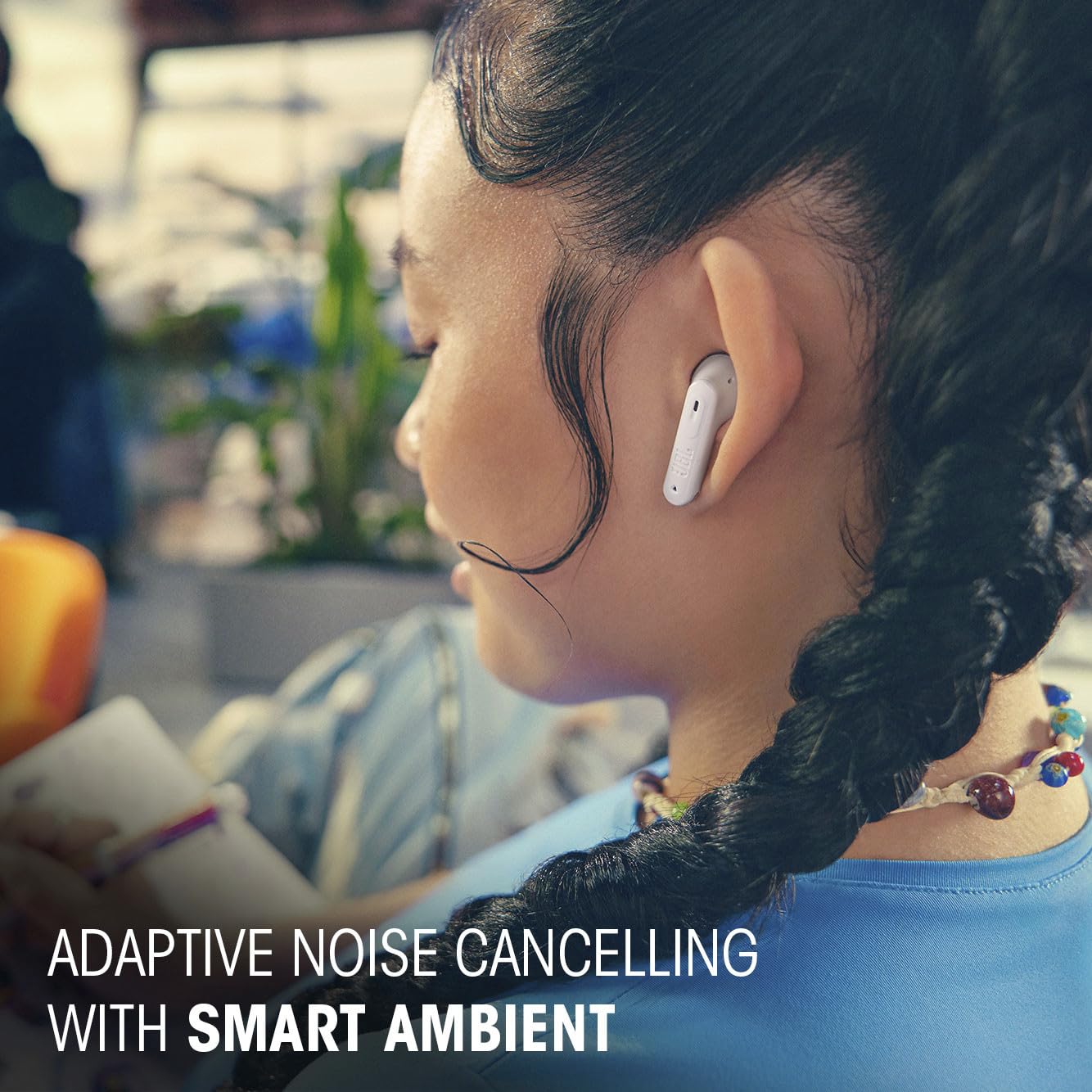 JBL Tune Flex 2 - Noise Cancelling Earbuds - Turquoise