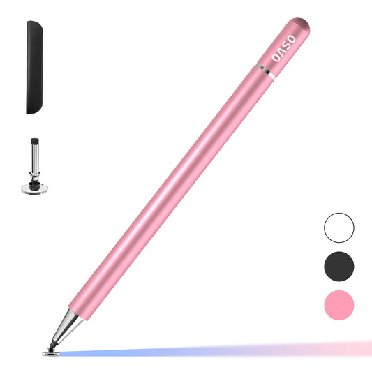 Pen for Samsung Tablet, Capacitive Disc Tip Stylus Pencil & Magnetic Cap Compatible with Apple iPad pro/iPad 6/7/8th/iPhone, Samsung Galaxy Tab A7/S7