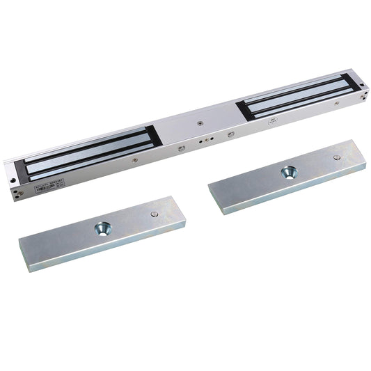 UHPPOTE Double Door Electromagnetic Lock 600lbs Holding Force Fail Safe for Access Control System