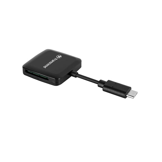 Transcend RDC3 SD Card Reader, Dual Slots USB Type C to Micro SD Adapter