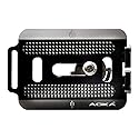 AOKA UP50 50mm Arca Compatible QR Plate w Strap Boss, Pivoting Backstop, D-Ring Screw & Safety Screws