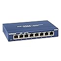 NETGEAR 8-Port Gigabit Ethernet Unmanaged Switch (GS108) - Desktop or Wall Mount, and Limited Lifetime Protection