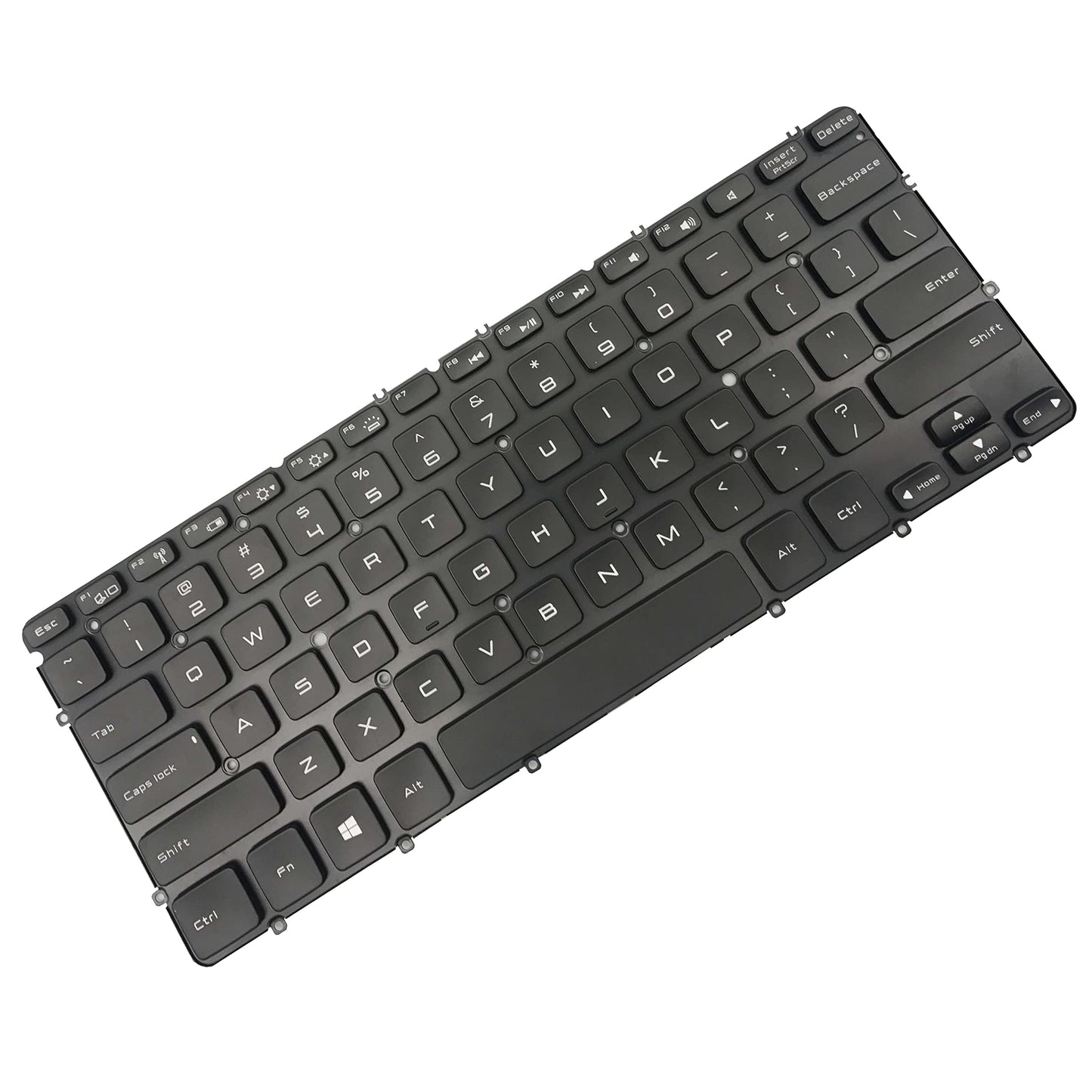 USA with Screwdriver: US Layout Laptop Keyboard for Dell XPS 12 L221X 9Q23 9Q33 9Q34 for Dell XPS 13 9333 L321X L322 L322X (Year 2012) Black Frameless