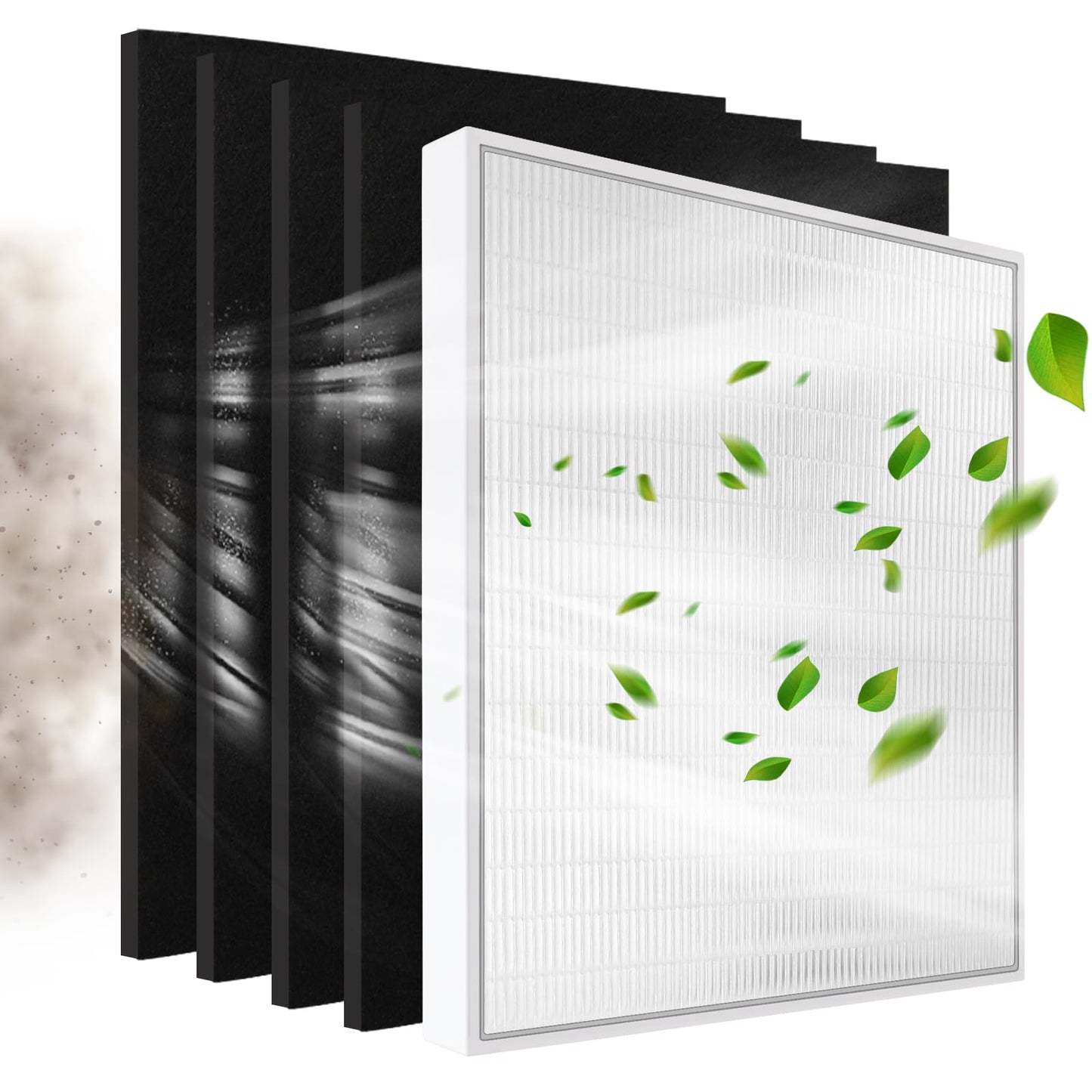 AP510&450 Replacement Filter, HEPA Filters Compatible with Whirlpool Whispure 1183054K, 8171434K, AP45030S, AP51030K, AP51030S, AP51030L, AP51030R