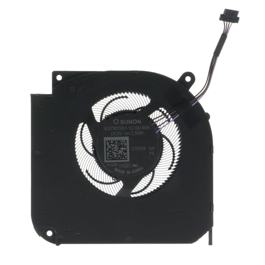Replacement CPU Cooling Fan for TongFang THER7GK5M6-1411 GK5MP6O Maingear Vector Pro MG-VCP17 EG75070S1-1C100-S9A