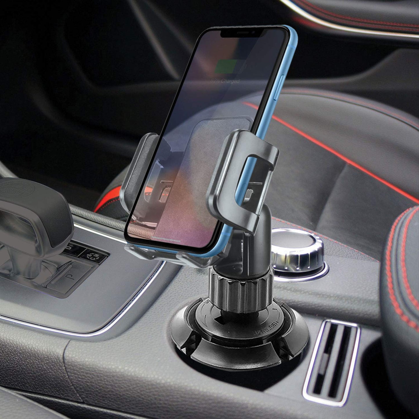 Cellet Cup Holder Phone Mount, Hands Free Cradle for All Smartphones and Apple iPhone 13 Pro Max mini (Short Neck)