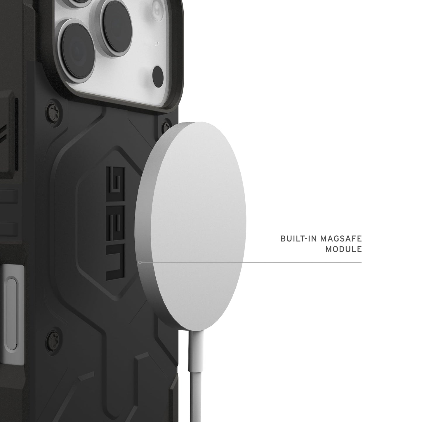 URBAN ARMOR GEAR UAG Designed for iPhone 17 Pro Case Pathfinder - Compatible with MagSafe Military Grade Protective Cover, Cloud Blue