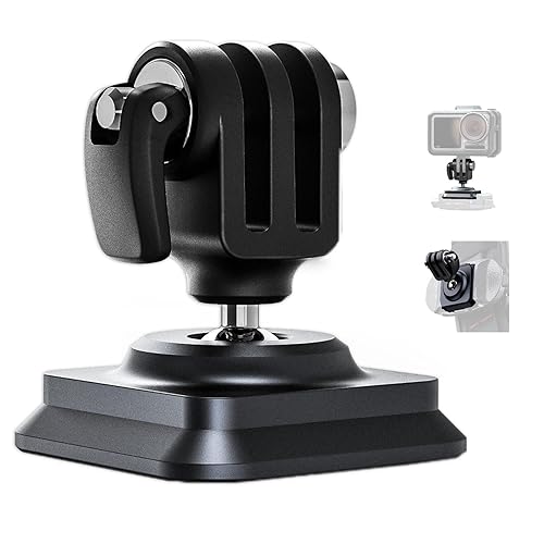 PGYTECH Action Camera Arca-Type Quick Release Plate, Aluminum Alloy Action Camera Mount for Gopro/Insta360/DJI Osmo Action/Pocket Most Action Cameras