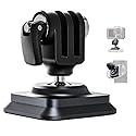PGYTECH Action Camera Arca-Type Quick Release Plate, Aluminum Alloy Action Camera Mount for Gopro/Insta360/DJI Osmo Action/Pocket Most Action Cameras