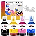 Printers Jack Sublimation Ink Refill 140ml x 4 for Supertank Printers ET-2720 ET-2760 ET-2750 ET-4700 ET-3760 560ml/Anti-UV/Upgrade Version/ICC Free