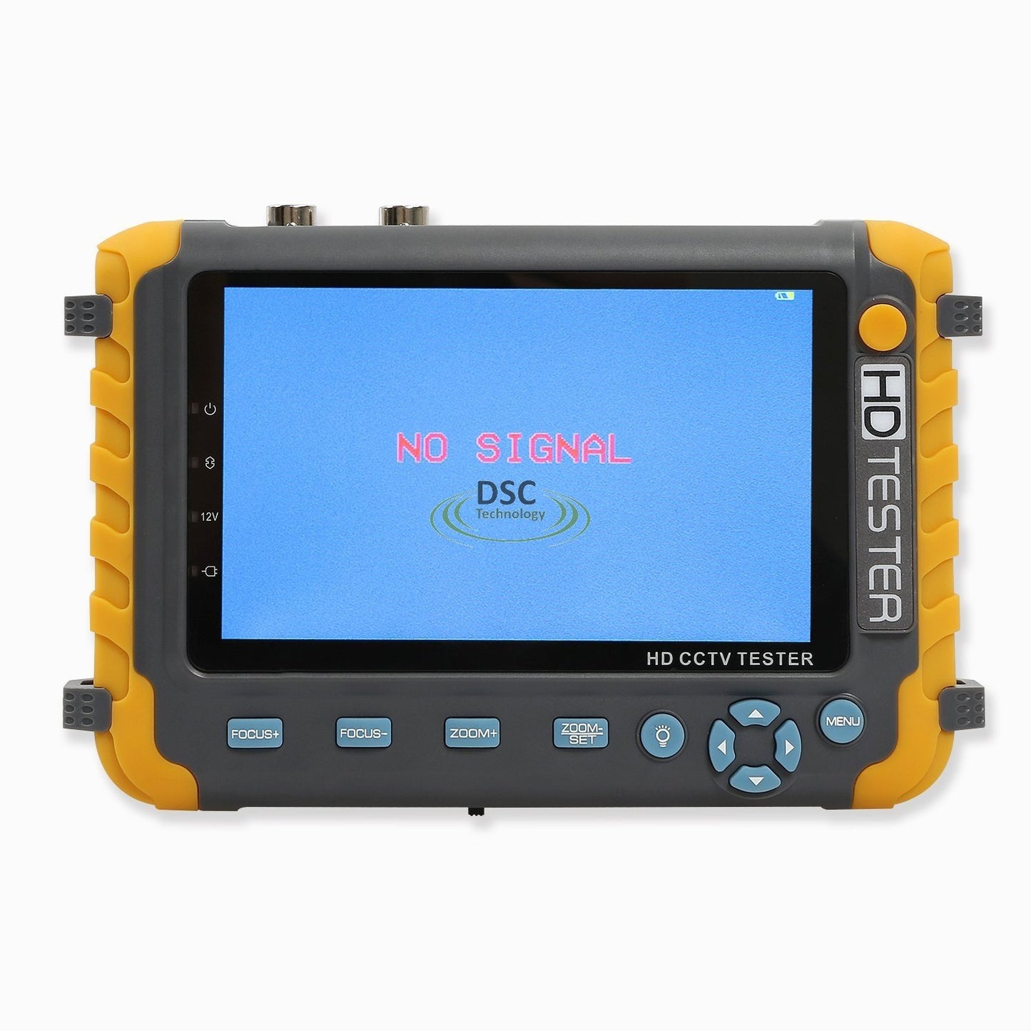 4 in 1 CCTV Tester for 1080P/3.0mp/4.0mp/5.0/8.0 Megapixel AHD, TVI, CVI, CVBS Analog Security Camera, 5 inch LCD Screen Video Monitor, 12V 1A DC