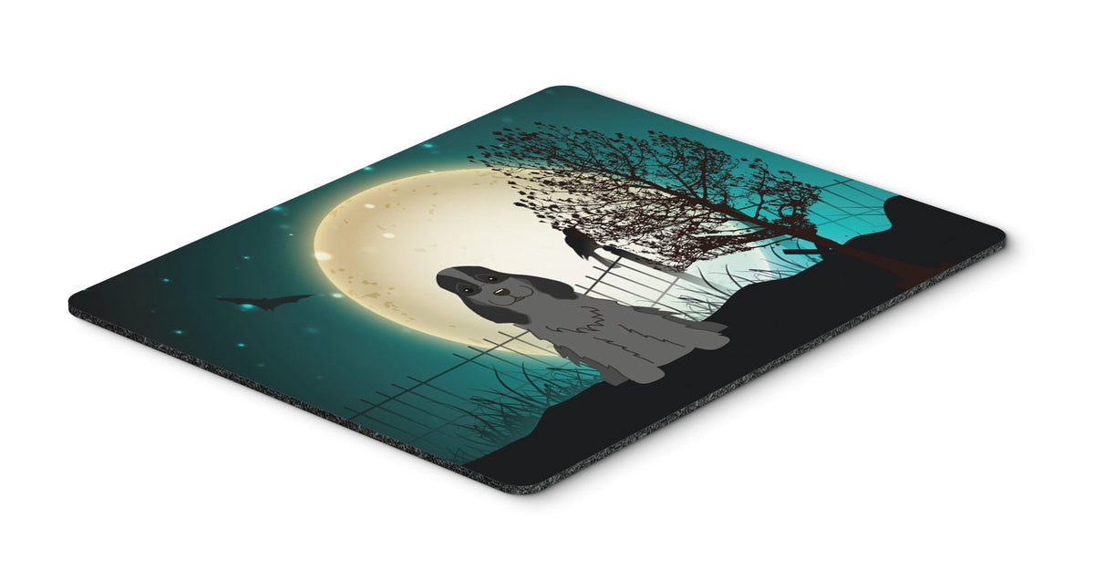 Caroline's Treasures BB2282MP Halloween Scary Cocker Spaniel Black Mouse Pad, Hot Pad or Trivet for Home Office Gaming Working Computers Laptop Mouse