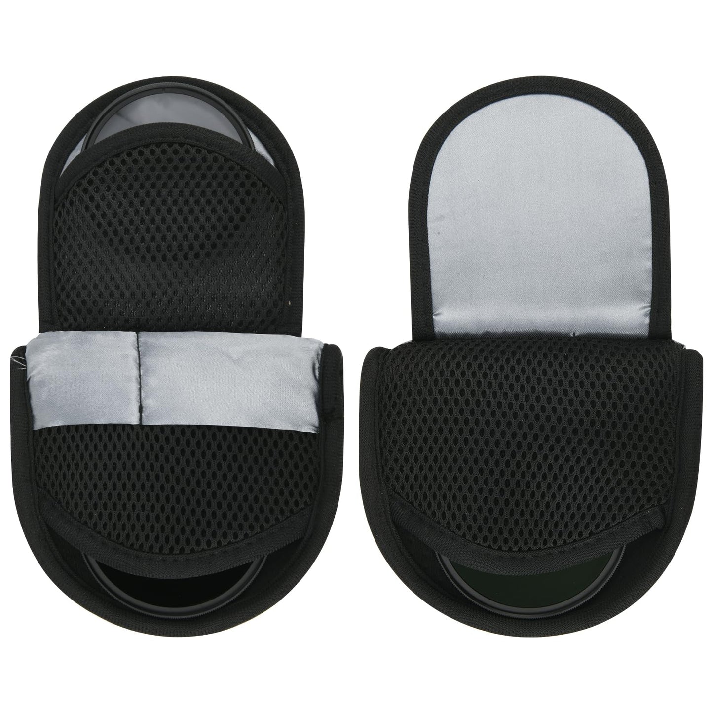 TXEsign Camera Filters Case Bags for Round Filters Up to 62mm,Water-Resistant Fabric Design Lens Filter Pouch (Small)