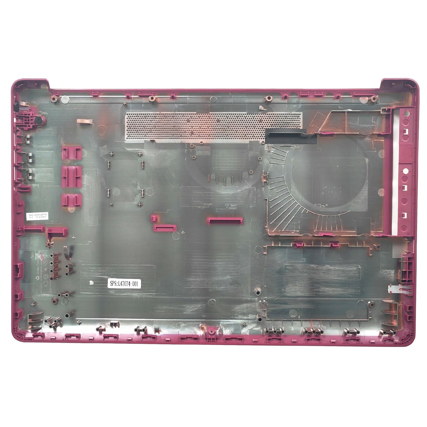 Replacement Bottom Case for HP 17-by 17T-by 17-CA 17Z-CA 17.3" Series Laptop Base Enclosure Lower Cover L47074-001 6070B1546604 Berry Mauve