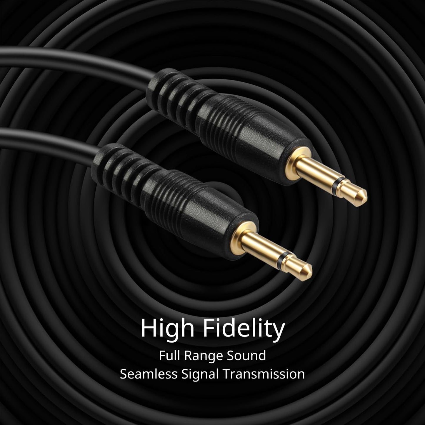 TNP 3.5mm Mono Cable (25 FT) - 12V Trigger Cable, IR Infrared Sensor Receiver Extension Extender, 3.5 mm 1/8" TS Monaural Mini Mono Audio Plug Jack