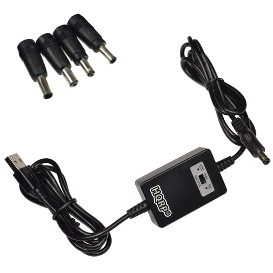 HQRP 5V USB to DC 9V 12V Step-Up Module Converter Cable Compatible with Led Lights Strips 5m 10m 150pcs 300pcs 5050 SMD Led Lamp; 3528 5050 SMD LED…