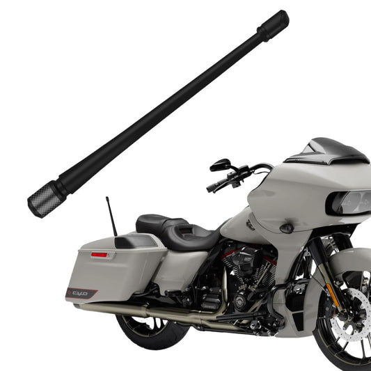 MODIGT 7" Short Antenna for 1998-2020 Harley Davidson Electra, Road, Street Glide, Tour, Trike - Optimized FM/AM Reception - Harley Davidson