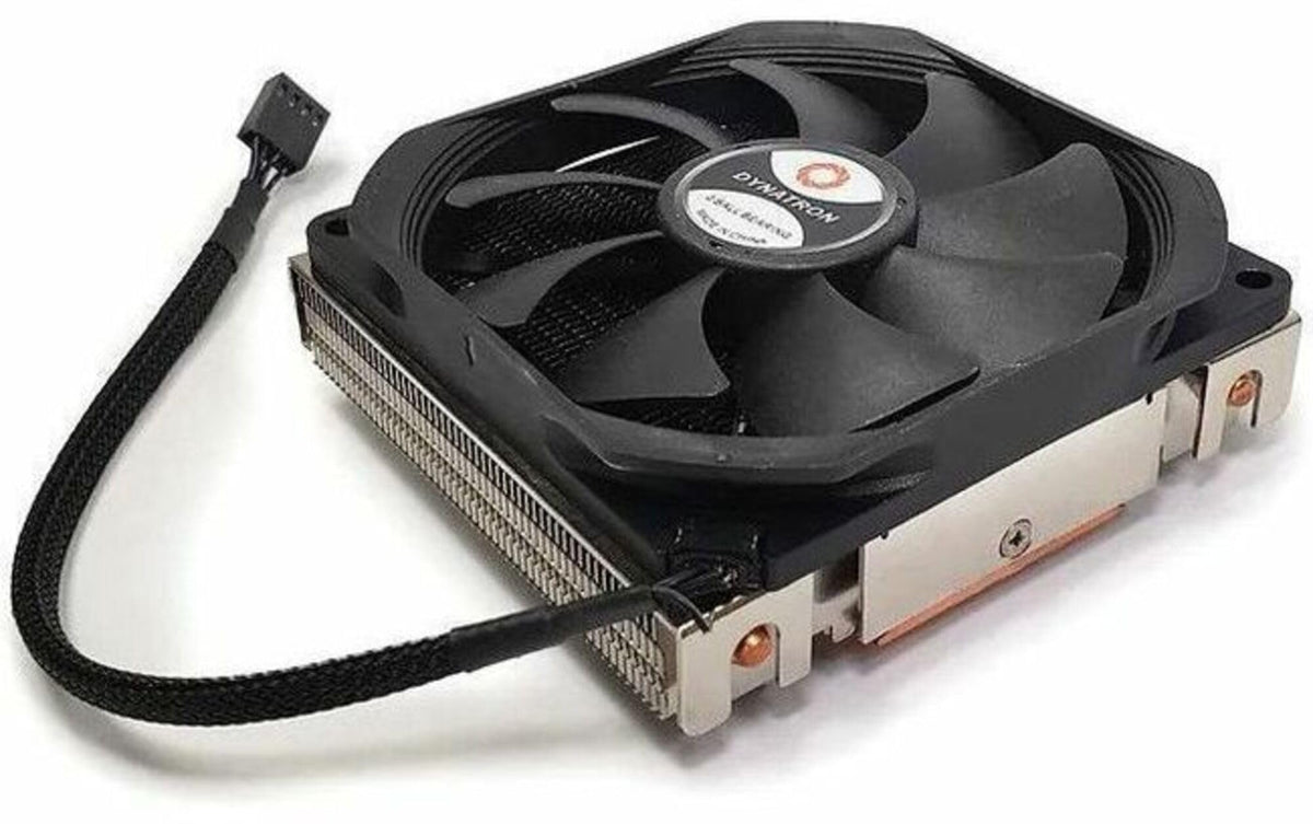 Dynatron U8 1.5U Copper Base and Aluminum Fins with Embedded Heat Pipe, PWM Function for LGA 1700/1200/115X Processor and AMD AM5/AM4 Processor