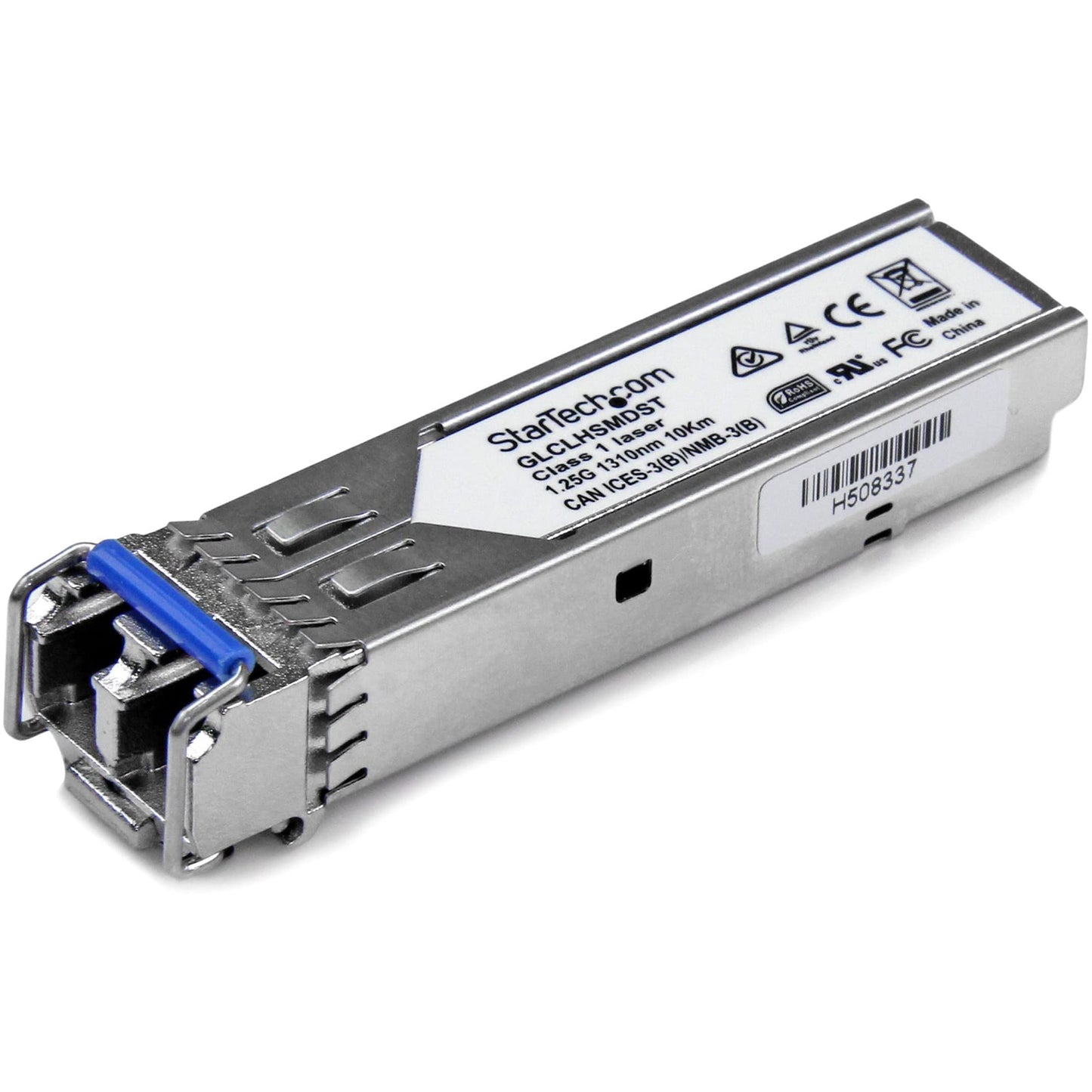 StarTech.com Cisco GLC-LH-SMD Compatible SFP Module - 1000BASE-LX/LH - 1GbE Single Mode Fiber Optic Transceiver - 1GbE SFP - LC 10km - 1310nm - DDM