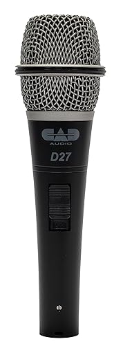 CAD Audio D27 Supercardioid Handheld Dynamic Microphone - QuietTouch On/Off Switch, Neodymium Capsule, Metal Construction