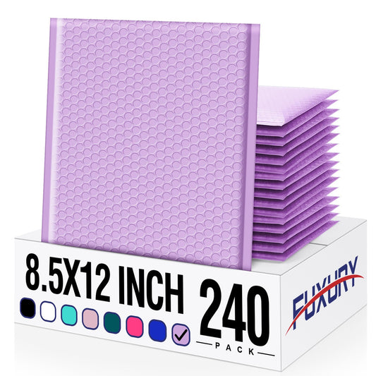 Fuxury Bubble Mailer 6x10" 25 Pack Black Bubble Mailers, Self-Seal Adhesive Padded Envelopes, Water Resistant Mailers, Shipping Envelopes