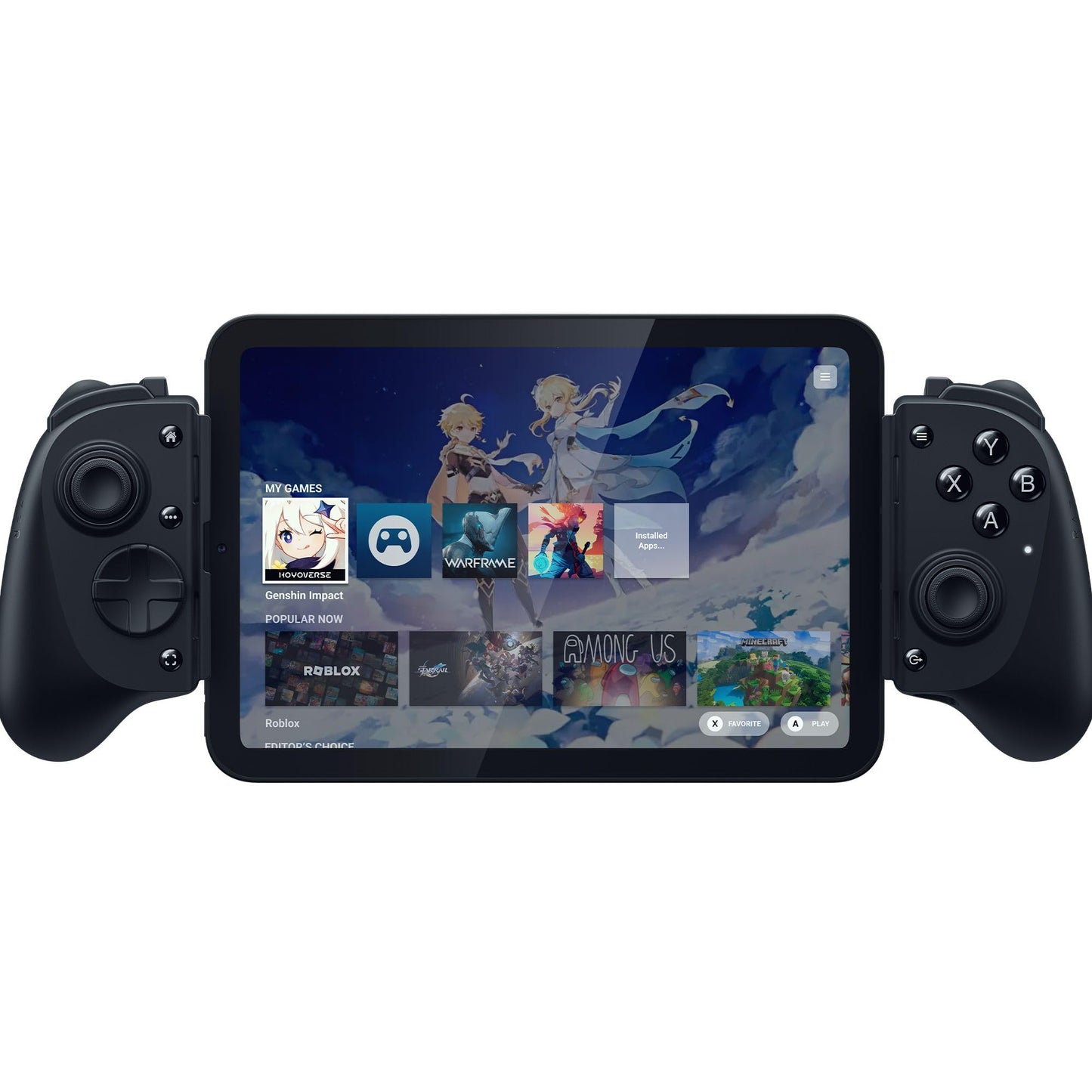 Razer Kishi V3 Pro Gaming Controller for iPhone 15, 16, 17 Series, Android & iPad mini up to 8": Full Sized TMR Thumbsticks - Back Buttons - PC Remote
