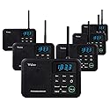 Wuloo Intercoms Wireless for Home 1 Mile Range 22 Channel 100 Digital Code Display Screen, Wireless Intercom System for Home House Business Office