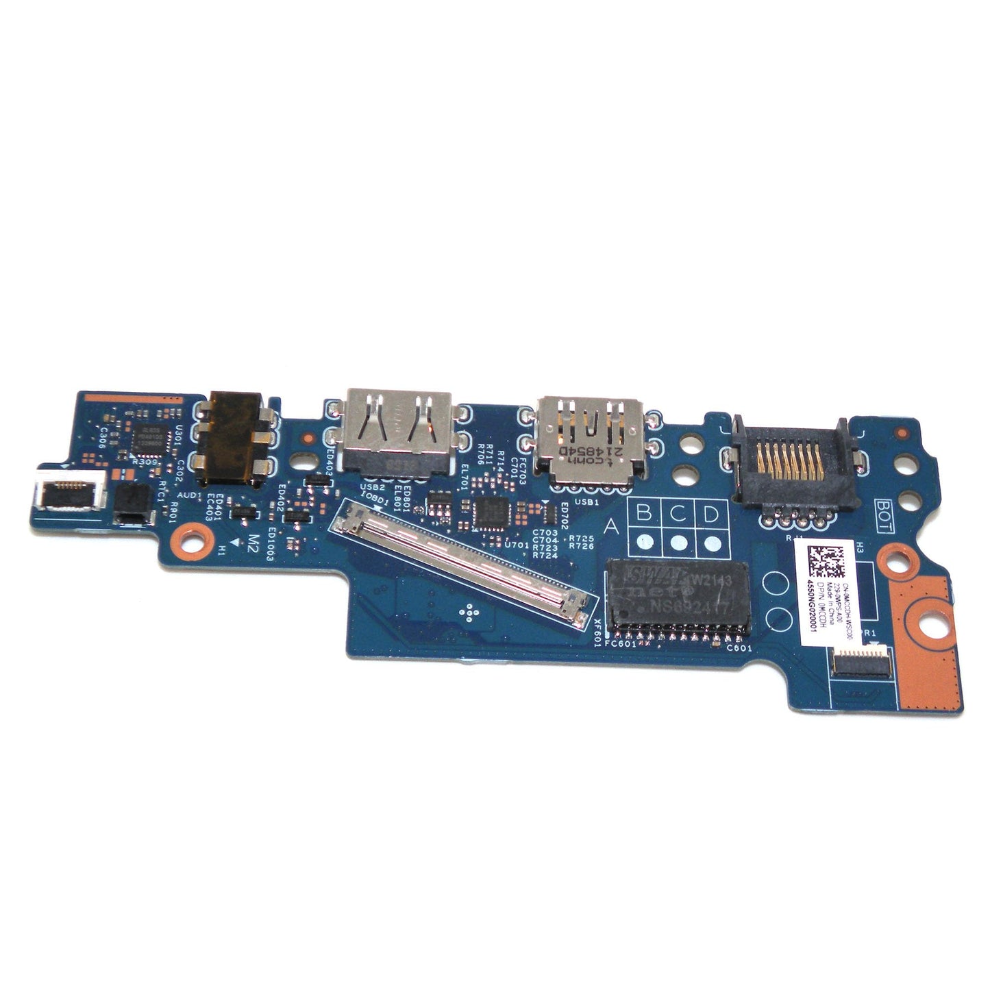 Replacement USB Audio Power Button IO Board for DELL Latitude 3520 E3520 203513-1 0MCCDH MCCDH