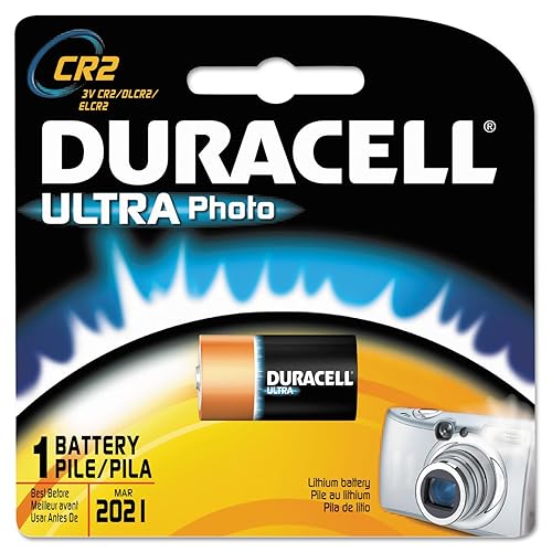 Duracell DLCR2BPK Ultra High Power Lithium Battery, CR2, 3V, 1/EA
