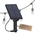Brightech Ambience Pro Replacement Solar Panel - Compatible ONLY with with Brightech 1W Remote Controlled LED String Lights - Commercial Grade
