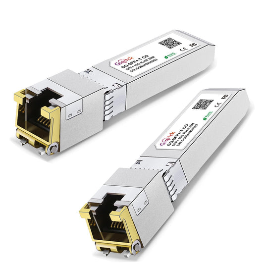 10GBase-T SFP+ to RJ-45 Transceiver, 10G SFP+ Copper Module for Cat6a/Cat7 Ethernet Cable, 30m, Compatible with Cisco SFP-10G-T-S, Ubiquiti UniFi