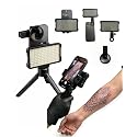 INKSOUL Tattoo Light Kit Tattoo Equipment and Supplies Tattoo Photography Video Lights Anti-2.0 Glare Kit 180 LED Beads?10W? with Clip on CPL