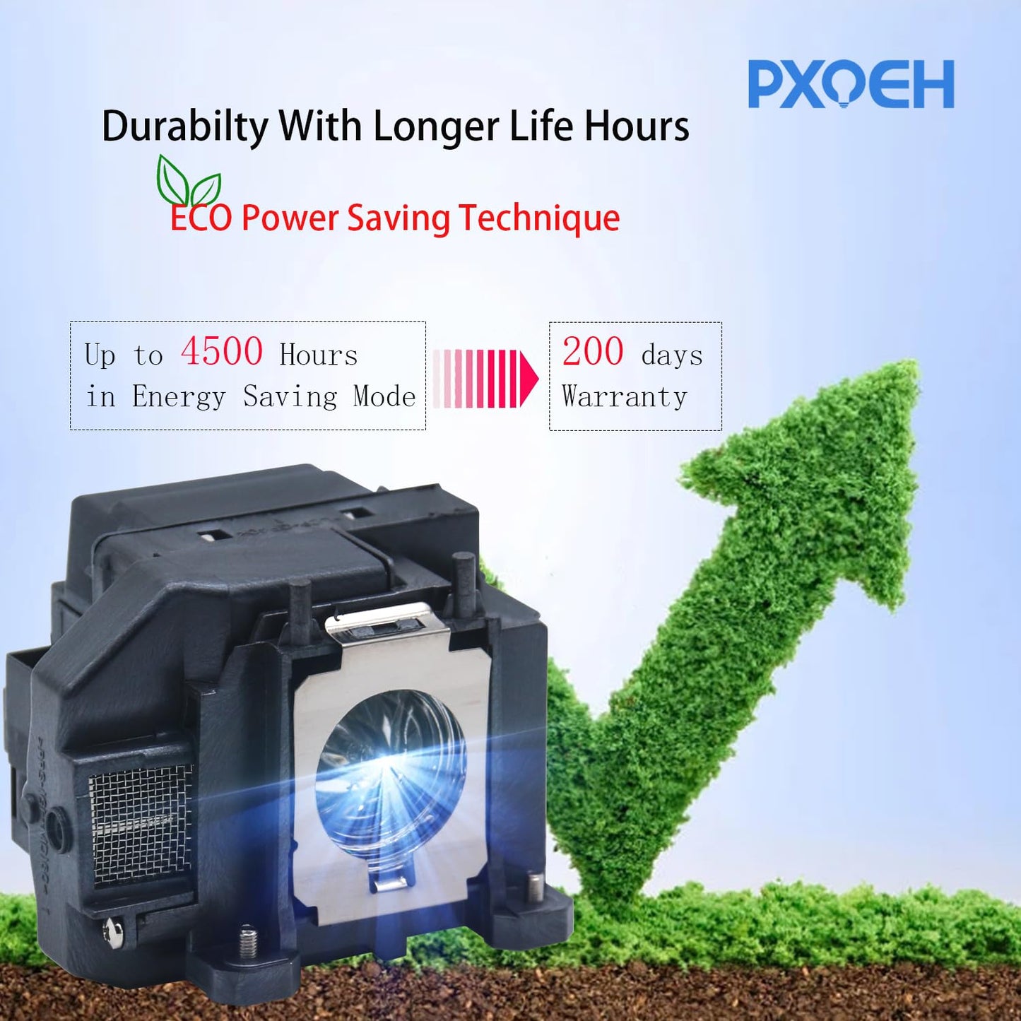 PXOEH ELPLP67 V13H010L67 for Epson EX5210 EX7210 EX3210 EX3212 EB-X14 EB-X11 H433A H429A H518A H430A VS220 VS310 VS320 EX6210 Powerlite S11 X12 W12+