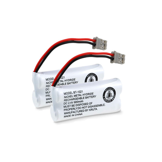 Kruta BT-1021 BBTG0798001 Compatible with Uniden BT-1021 BT1021 BT-1008 BT-1016 BT-1025 2.4V 800mAh Cordless Handset Phone Rechargeable Replacement
