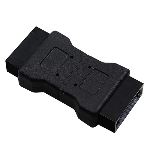 EASWEL 7pin SATA 3.0 Male to Male Port Adapter Staight Angle SATA 6Gbps Convertor Card
