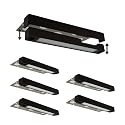 LUMENGY 7 Inch 2W LED Hardscape Light, 2700K Warm White, Easy Replaceable Feature, Includes 3 Mounting Plates for Outdoor Steps, Retaining Walls