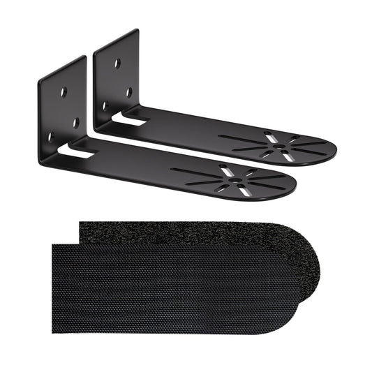 Haoyou Soundbar Wall Mount Bracket for Samsung, Sony, Bose, VIZIO, Sonos, LG, Roku, JBL and More Sound Bars Stabilized Mounting Under The TV Hold Up
