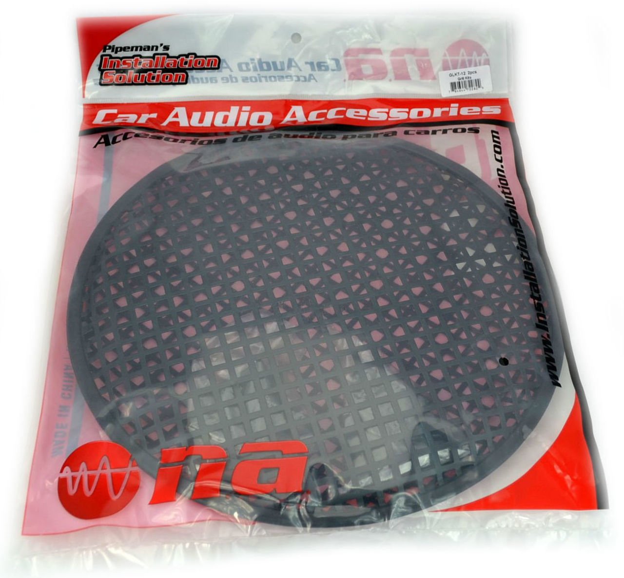 Nippon America 1 Pair 12" SubWoofer Mid Range Metal Mesh Waffle Speaker Grill DJ PA Car Audio