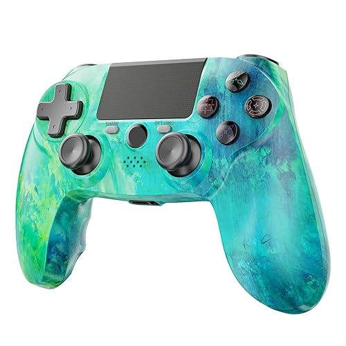 citnh Controller Wireless for PS4,compatible with ps4/slim/pro and windows pc 6-Axis Gyro/Multi Touch Pad/3.5mm Audio Jack/800mAh Battery and Speaker