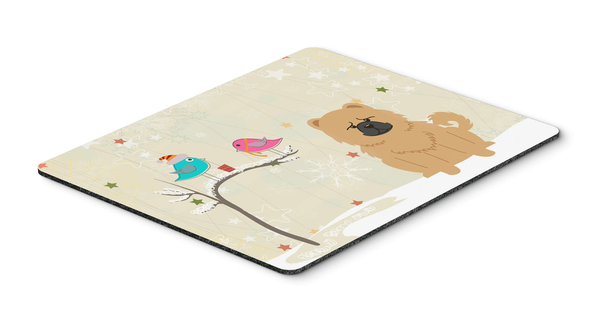 Caroline's Treasures BB2616MP Between Friends Chow Chow - Cream Mouse Pad, Hot Pad or Trivet for Home Office Gaming Working Computers Laptop Mouse