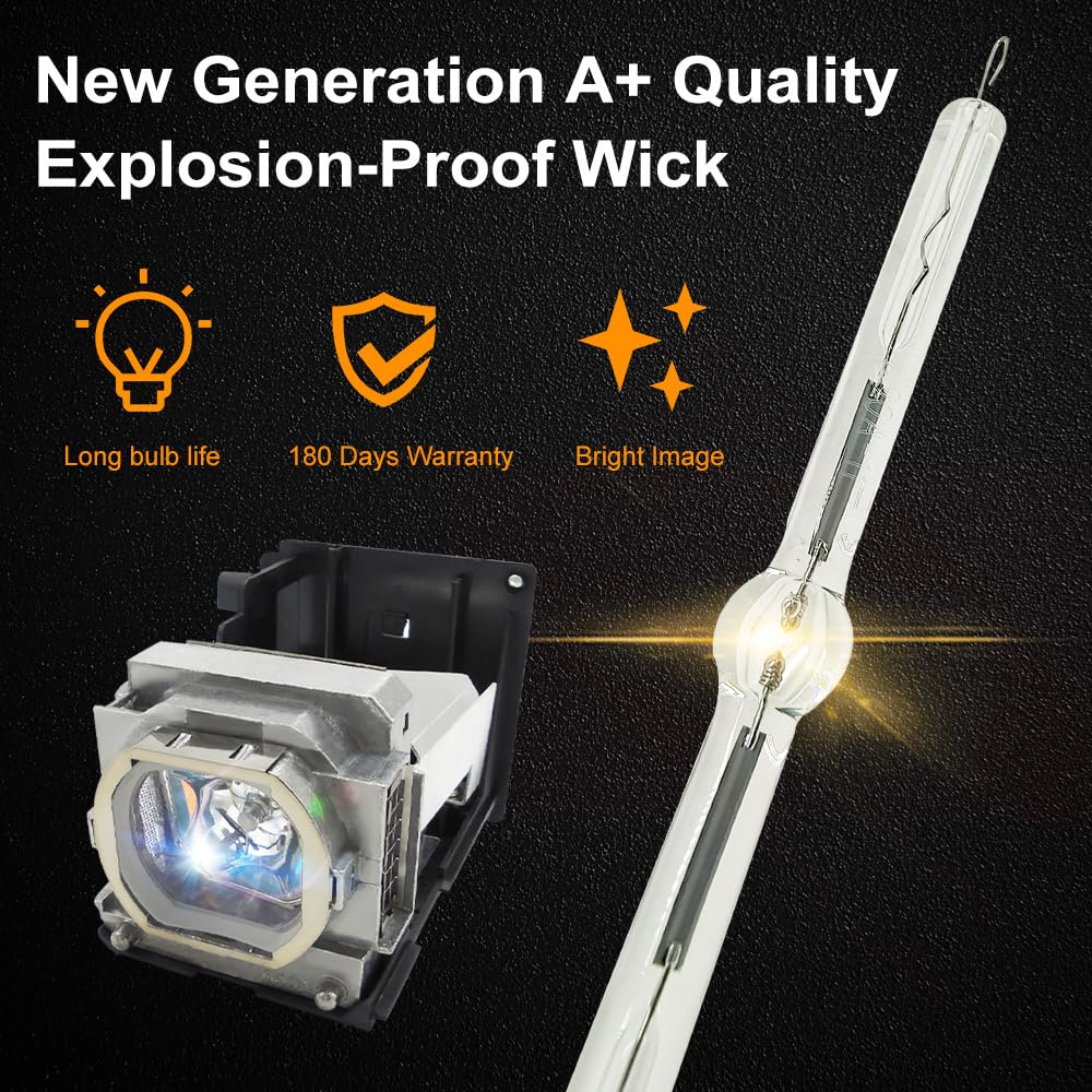 CTLAMP A+ Quality VLT-HC6800LP Professional Replacement Projector Lamp with Housing Compatible with Mitsubishi HC6800 / HC6800U