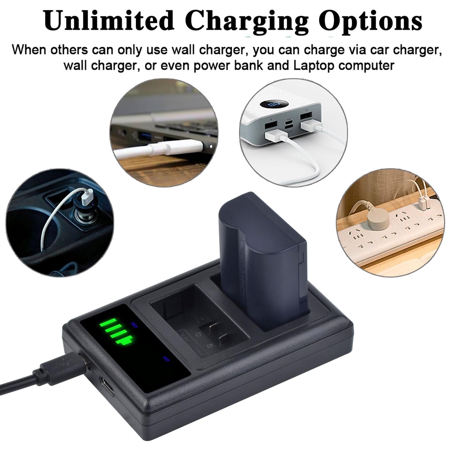 PowerTrust 2X CGA-S006 CGA-S006E Battery + Dual USB Charger for Panasonic Lumix DMC-FZ7, DMC-FZ8, DMC-FZ18, DMC-FZ28, DMC-FZ30, DMC-FZ35, DMC-FZ38