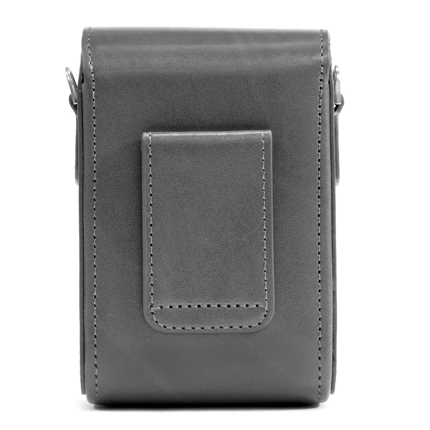 MegaGear MG1215 Leather Camera Case with Strap compatible with Canon PowerShot G7 X Mark III, G7 X Mark II, G7 X - Gray