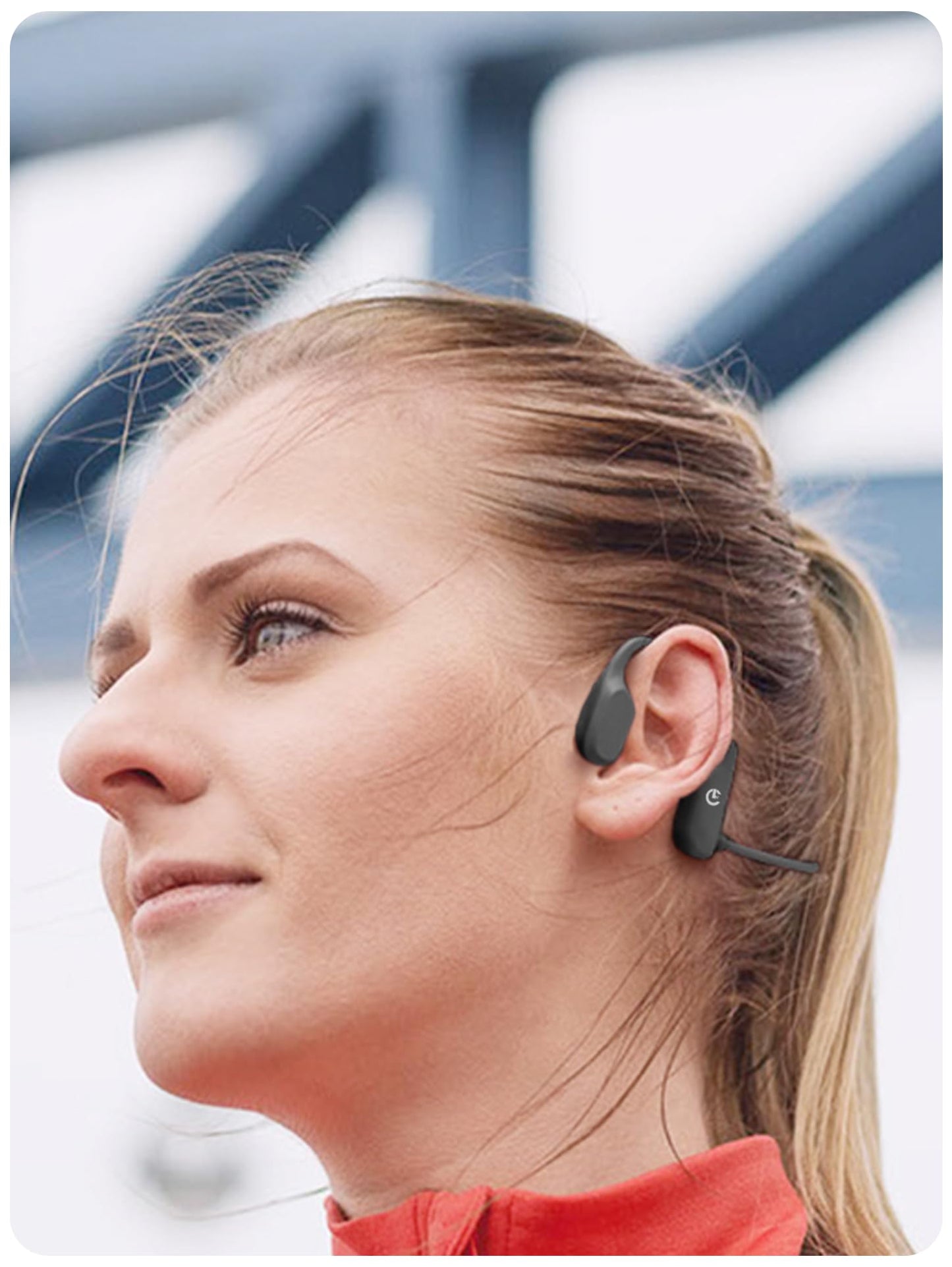 Conduction Labs - MERCATO - Open Ear Bluetooth Headphones with Microphone - Air Conduction Directional Audio - Premium Audio, Lightweight&Water…