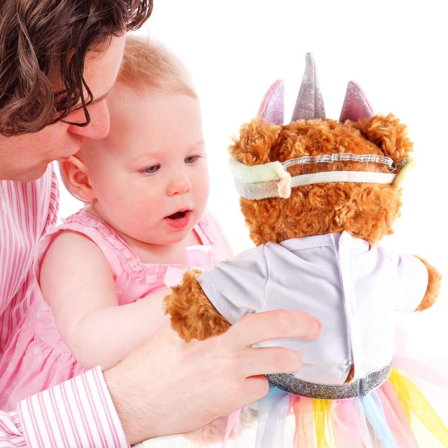 Set of 2 Summer Teddy Bear Clothes Cap & Gow Outfit Fits Make Your Own Most 14" - 18" Bear Plush Stuffed Animal Outfit Pet Dog Doll Cap and Gown…